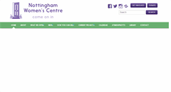 Desktop Screenshot of nottinghamwomenscentre.com